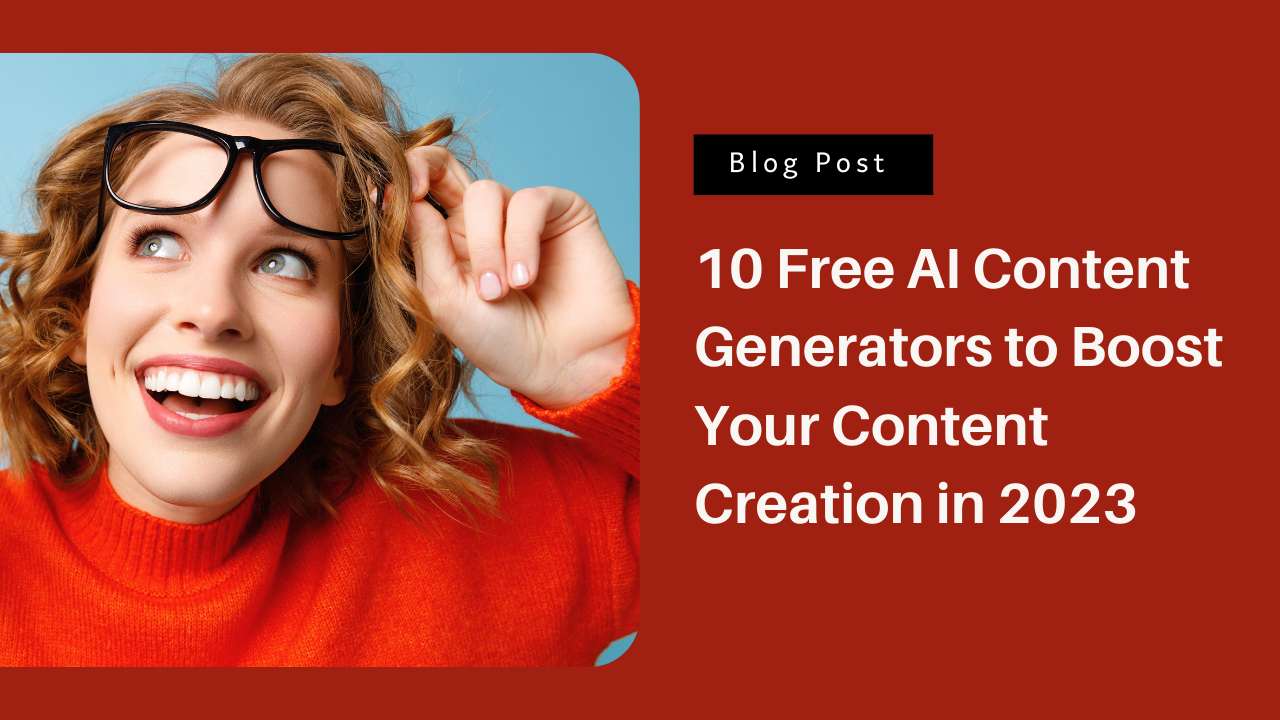 Top 10 free AI content generators