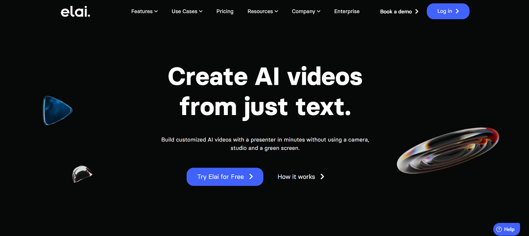 Elai.io is a remarkable AI video generation platform that lets you create personalized videos using various digital avatars from text.