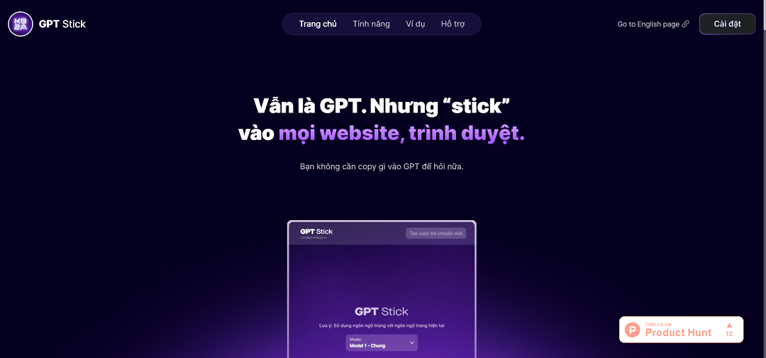 GPT Stick, developed by KB2A, is an AI-powered tool that revolutionizes how users interact with online content. Its versatile features enable efficient searching, summarizing, explaining, and content creation across various domains. Acting