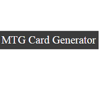 MTG. Card Creator