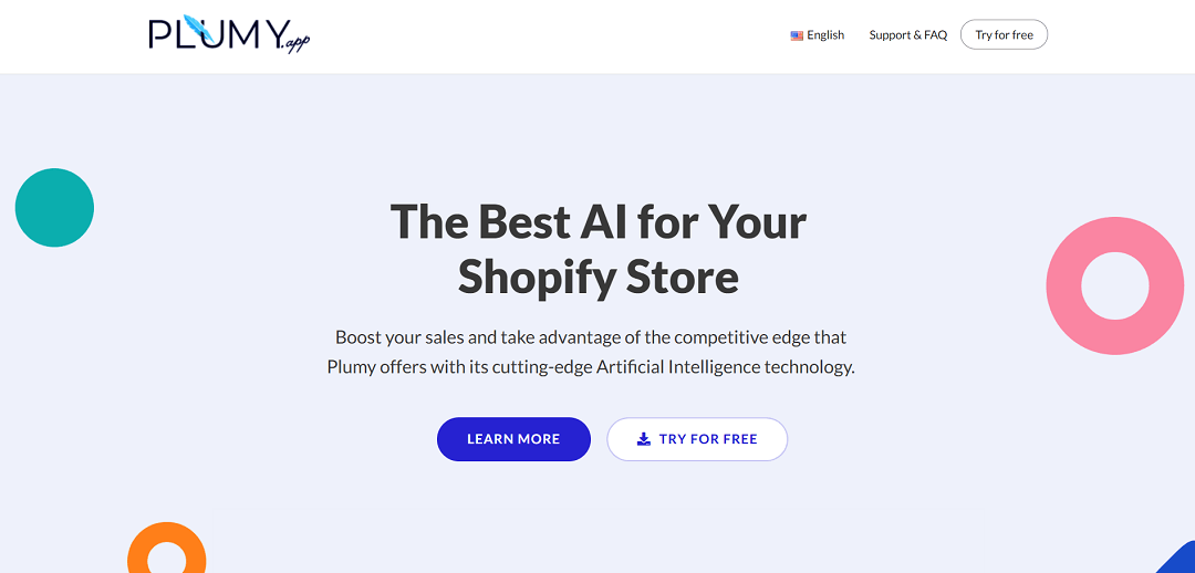 Plumy is a specialized AI app designed exclusively for Shopify store owners, offering a diverse range of over 14 AI-driven tools for effortless content creation. This versatile application streamlines the creation of unique, SEO-optimized content, liberating users to concentrate on other critical aspects of their business.