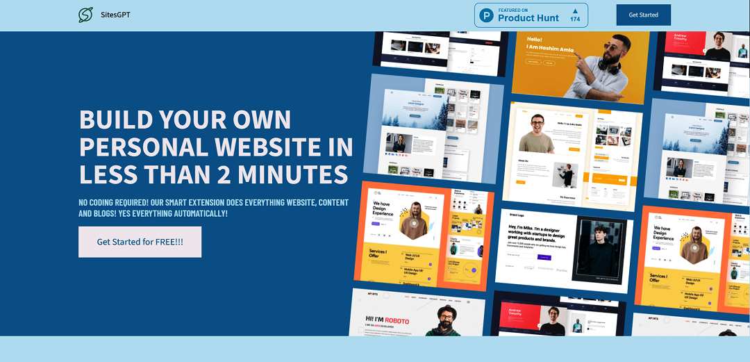 Save time with this product! It creates your personal website using LinkedIn content and turns your posts into blogs. Choose from templates. Simplify your online presence. Automatically.