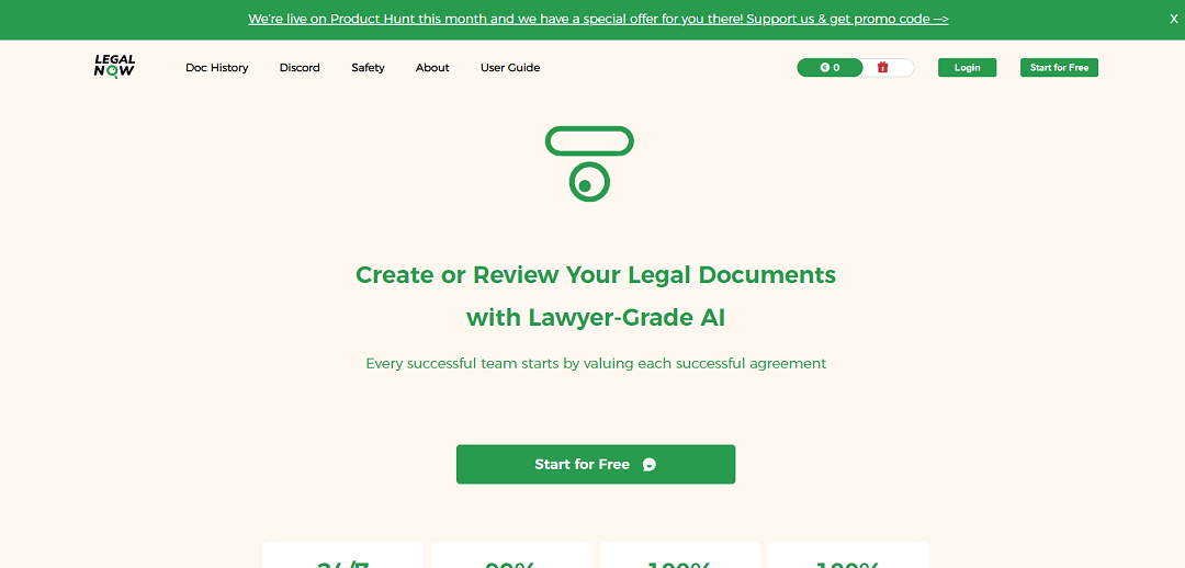 LegalNow serves as a dependable AI-powered legal assistant, streamlining contract creation, review, and management. Tailored for small businesses, it provides accessible and budget-friendly legal support for various contract-related needs. 