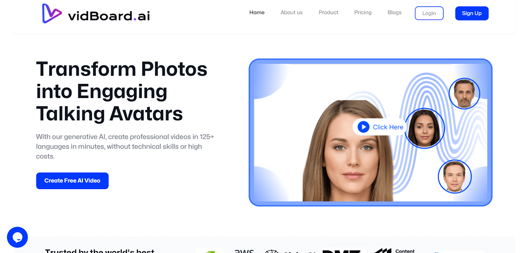 vidBoard.ai is a powerful AI tool that effortlessly transforms plain text into captivating videos. With its user-friendly interface and a rich selection of ready-made templates and AI presenters, video creation becomes a breeze. 