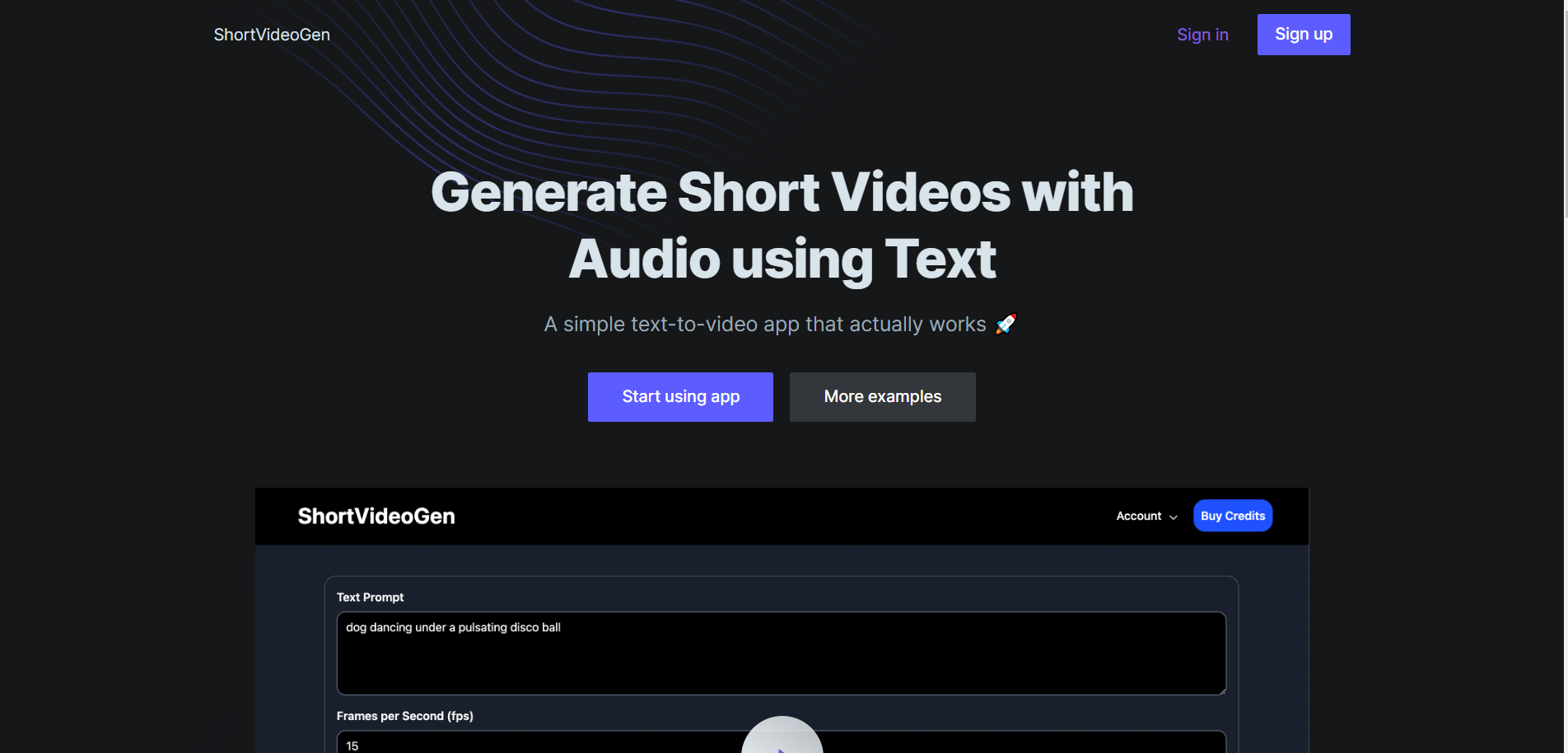 Create short videos with audio using state-of-the-art video and audio gen-AI models. Explore and download hundreds of short videos generated using ShortVideoGen for free.