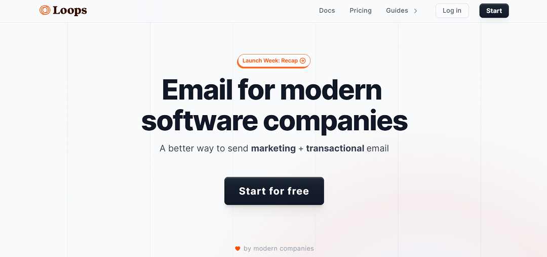 Loops is a great email platform designed specifically for SaaS companies, streamlining their marketing, product, and transactional email communications. 